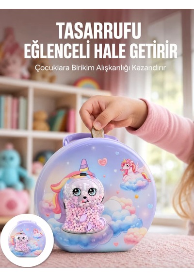 Hepsi Eğitici Şifreli Çocuk Para Kasası Dayanıklı Metal Najmaddin