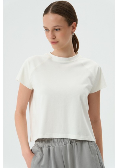 Buly Süprem Vatkalı T-shirt Ekru