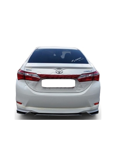 Toyota Corolla Uyumlu Arka Ek Arka Tampon Eki 2013-2018 arası