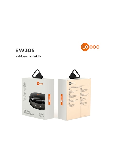 Lecoo EW305 Kablosuz Bluetooth 5.1 ENC IPX5 TWS Mikrofonlu Kulak İçi Kulaklık