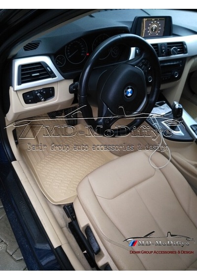 Bmw 3 Serisi F30 Bej 3D Paspas&Bagaj Havuzu Seti. 2012-2018