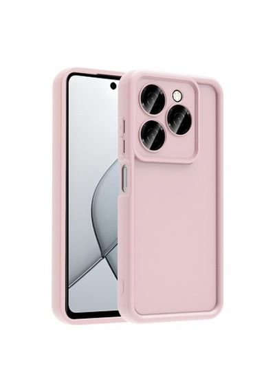 Lexroo Tecno Spark 20 Pro 5g Kamera Korumalı Ananas Kılıf - Pembe