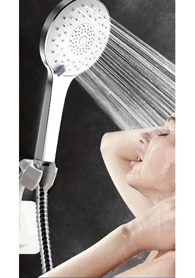 Duş Başlık Tutucu, Yapışkanlı Duş Başlıkğı Tutucu,banyo Aksesuvar, Karavan Duş Başlığı Tutucu Beyaz Diğer