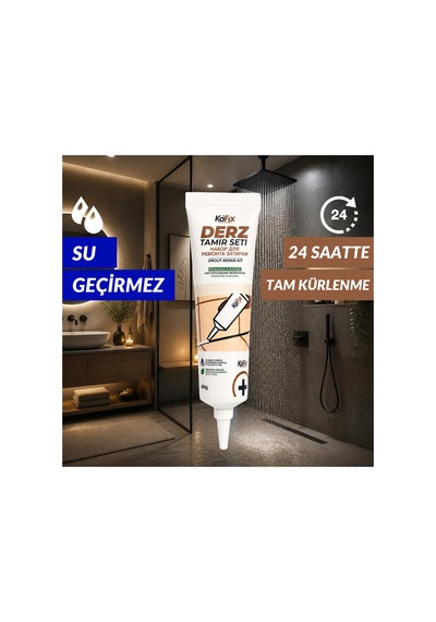 Hazır Derz Dolgu Tüpü Beyaz 400 Gr Hızlı Kuruyan Derz Tamir Ve Yenileme Tüpü