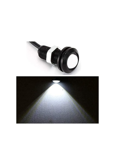 Eraks Kartal Göz Led Ayna Altı Eagle Eye Civatalı Beyaz 18Mm