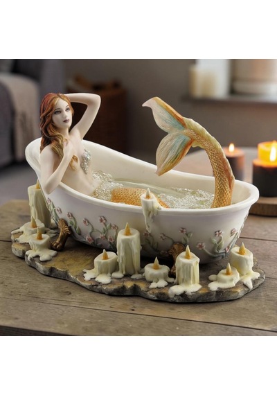 Dekoratif Denizkızı Biblo Wise Veronese Mitolojik Poliresin Obje 22 Cm .