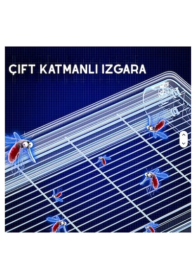 20w Elektrikli Uv Lamba Sinek Kovucu Sessiz İç Ve Dış Mekan Kullanımına Uygun 10w+10w Auhma