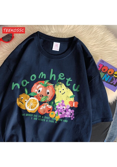 Noıssey Urban Pop Graphic Kadın Tişört Koleksiyonukod 5251 Lacivert