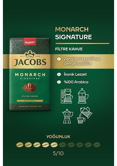Jacobs Monarch Filtre Kahve 500 G