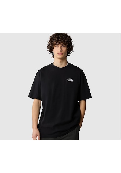 The North Face Essential Oversize Simple Dome Erkek T-shirt Siyah-siyah