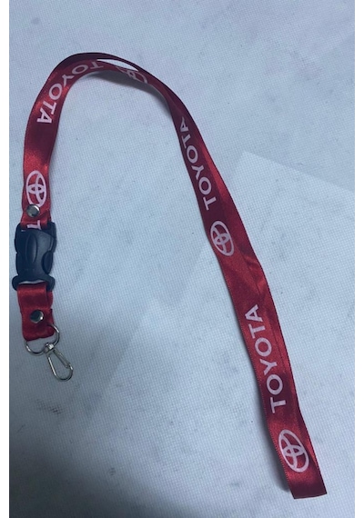 Araca Özel Boyun İpi Ayna Askısı Toyota Uyumlu Kırmızı