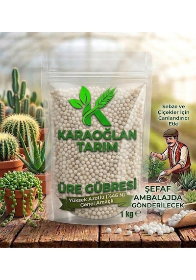 Salon Bitkileri İçin Canlandırıcı Üre Gübresi Tüm Ev Çiçeklerine Uygundur 1 Kg 1 Adet