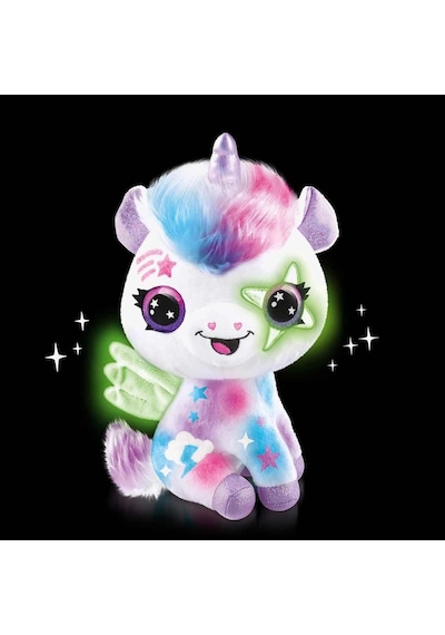 Airbrush Peluş Karanlıkta Parlayan Sihirli Unicorn