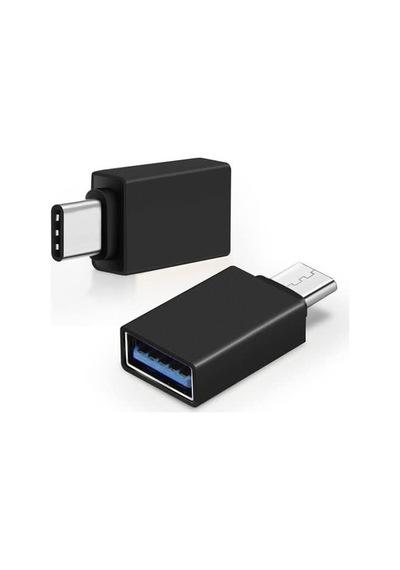 Usb 3.0 To Type-c Otg Adaptör Dönüştürücü - 3 Farklı Model Siyah