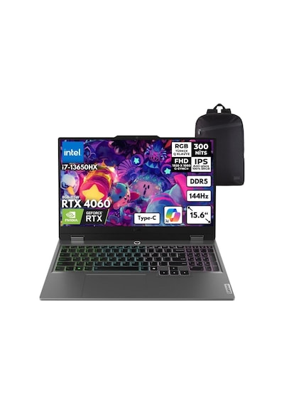 Lenovo LOQ 15IRX10 83DV00WVTRZG35 i7-13650HX 40 GB 4 TB SSD RTX4060 15.6" W11P Dizüstü Bilgisayar