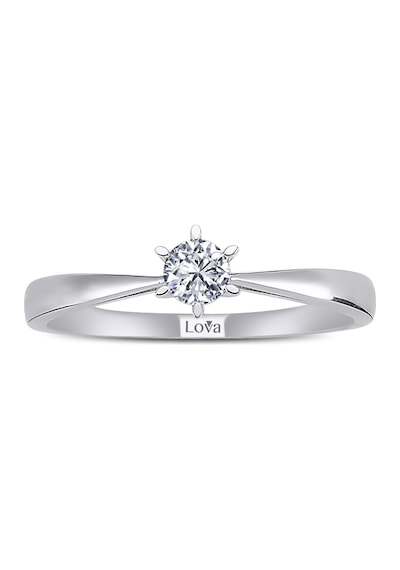 Lova D Renk 0,21 Karat Pırlanta Tektaş Yüzük - 1020090