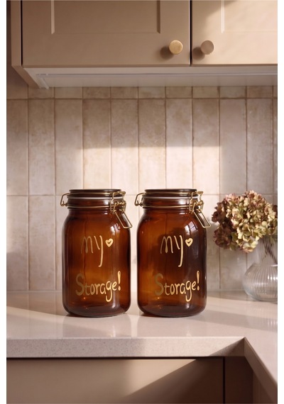2'li 1500 Ml Kilitli Kapaklı Contalı Amber Cam Kavanoz Seti Paslanmaz Çelik Mandallı Hava Geçirmez Kalın Cam Saklama Kavanozu Kahve Çay Bakliyat Erzak Kavanozu 11,5x11,5x20 Cm Kahverengi Kahverengi 2'li 1500 Ml Kilitli Kapaklı Contalı Amber Cam Kavanoz Seti Paslanmaz Çelik Mandallı Hava Geçirmez Kalın Cam Saklama Kavanozu Kahve Çay Bakliyat Erzak Kavanozu 11,5x11,5x20 Cm Kahverengi Kahverengi