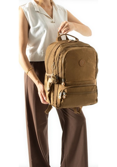 Ultra Hafif Çok Cepli Orta Boy Sırt Çantası Taba Model: 571-3m Çok Renkli