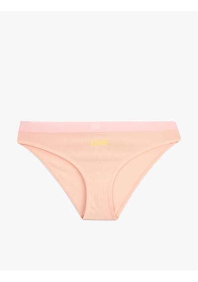 Koton Rahat Kalıp Pamuklu Baskılı Brief Külot Pembe 6slk30092mk Gül