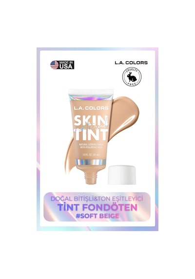 Natural Skin Tint - Doğal Bitişli&ton Eşitleyici Tint Fondöten Soft Beige 001 Light