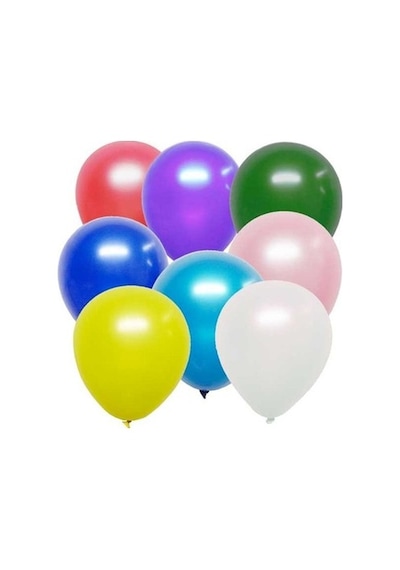 Atom 9A Balon 100 Adet Karışık Renkli