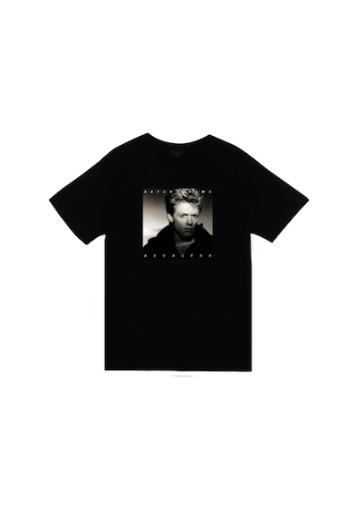 Stoned&Fame Unisex Siyah Bryan Adams Baskılı T-shirt SIYAH Siyah