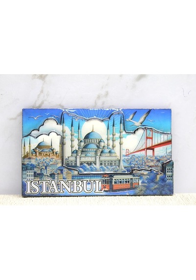 Ahşap İstanbul Temalı Magnet Alk4362 Standart