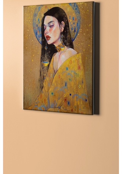 Webstyle Sayılarla Boyama Seti Kasnaklı Terazi Kadını 50x65 Cm