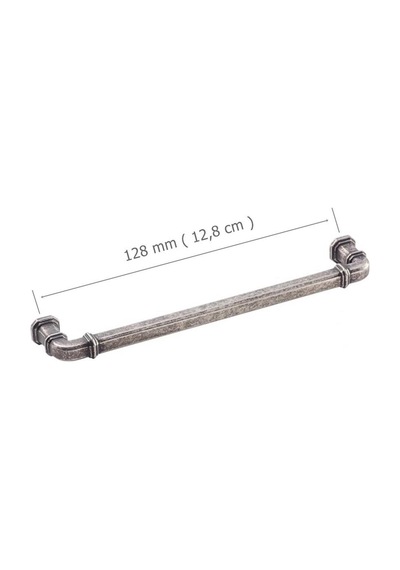 5 Adet Doğanlar Gusto 128 Mm Mobilya Kulp Antik Gümüş
