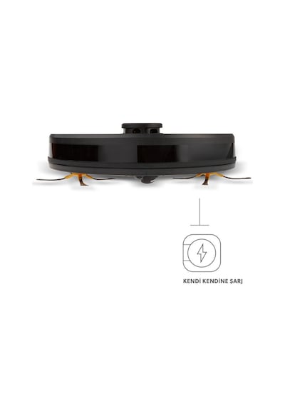 Homend Alex Laser 1282H Moplu ve Haritalamalı Akıllı Robot Süpürge 2023 Model Siyah