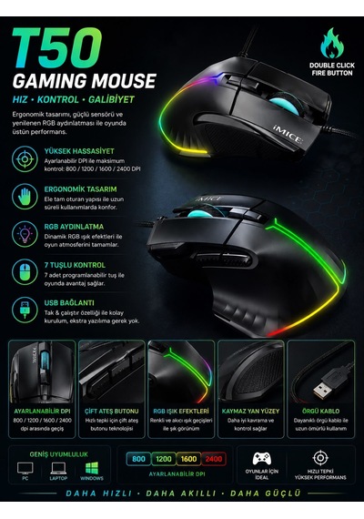Casper Nirvana S100 16'' Uyumlu 3'lü Gaming Set Mouse Pad li Diğer