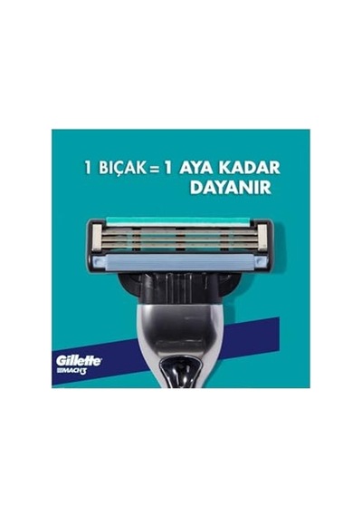 Gillette Mach3 Yedek Erkek Tıraş Bıçağı 2'li