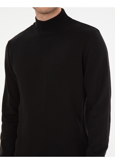 Pierre Cardin Erkek Siyah Kazak /triko 50300498-vr046 Siyah