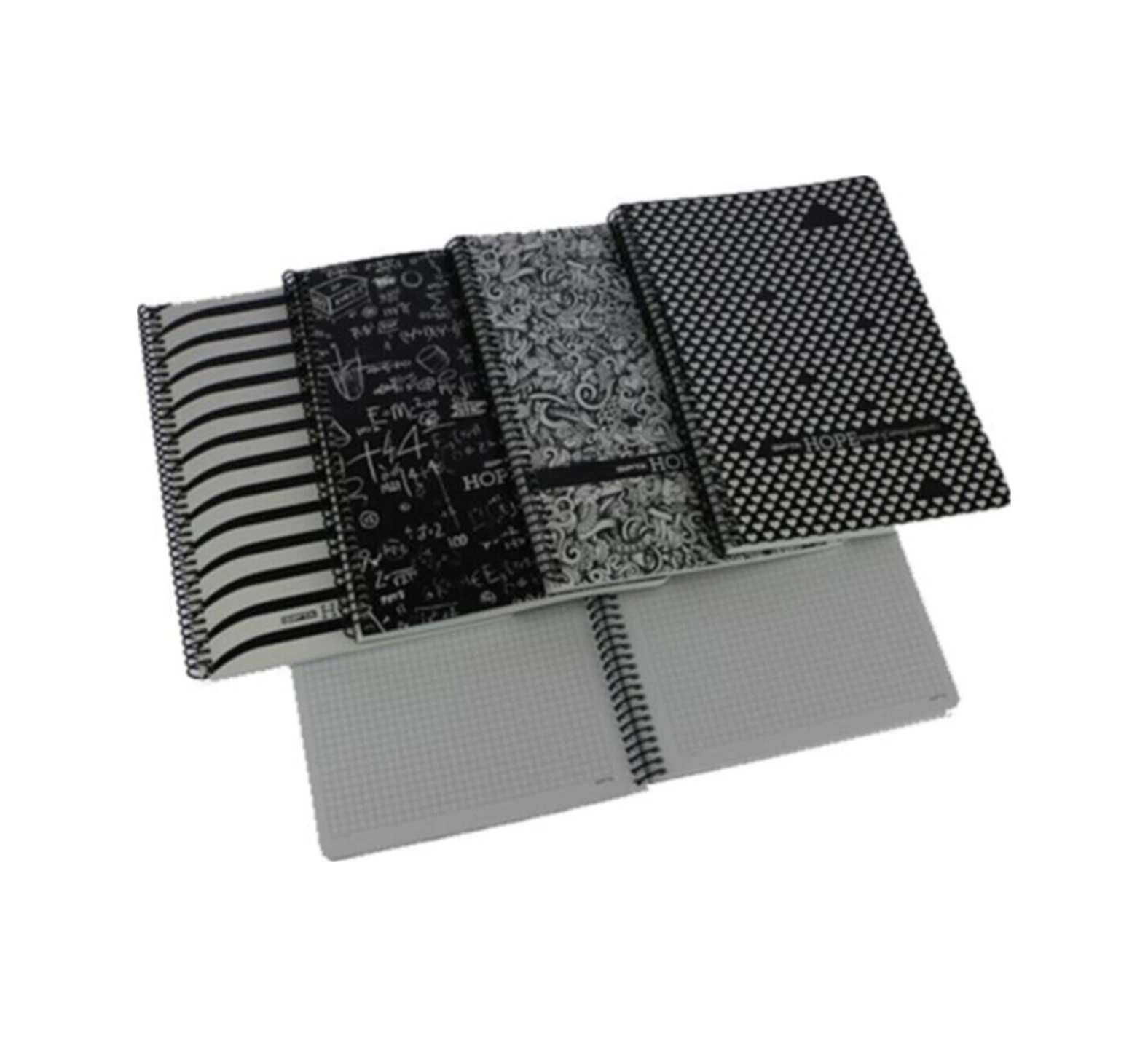 Hope Spiralli Karton Kapak 18.5x26 Cm 80 Yaprak Kareli Defter