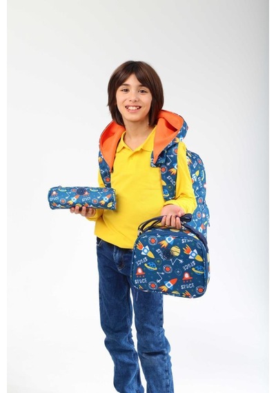 Kaukko Kids Sırt Çantası Evolution Space L5182 Lacivert