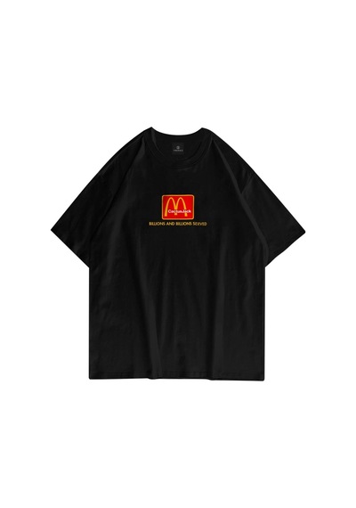 Tarzsokak Unisex I'm Loving It Mc Siyah Tshirt Siyah