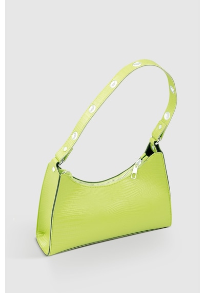 Housebags Kadın Neon Yeşil Baguette Çanta 195 Neon Yeşil