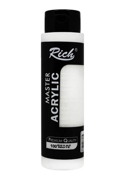 Rich Master Akrilik Boya 500ml, Beyaz