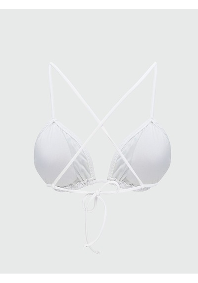 Lcw Dream Ekru Parlak Taşlı Kadın Bikini Üst