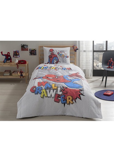 Özdilek Spiderman Wall Disney Kapitone Nevresim Takımı Lastikli Ç