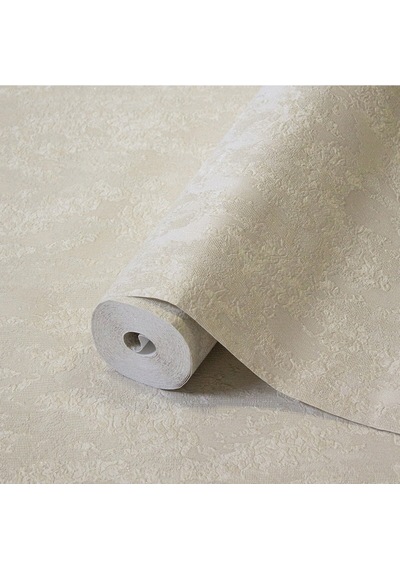 Adawall Düz Desen Duvar Kağıdı Rococo 1402-4/15, Bej, 1.06x15.6m - 16.5m²