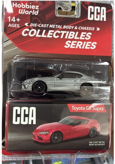 Cca Collectibles Series Toyota Gr Supra Gümüş 1/64 Model Araba