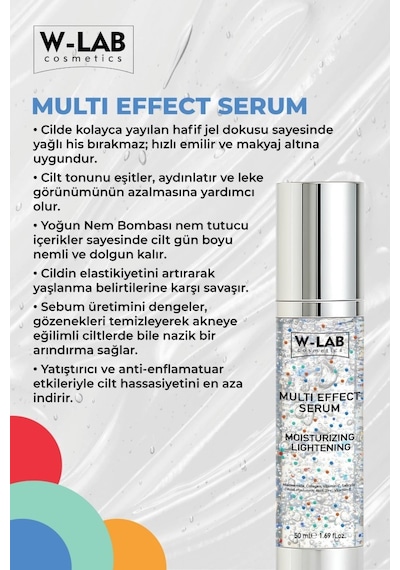W-Lab Cosmetics Multı Effect Serum 50 Ml