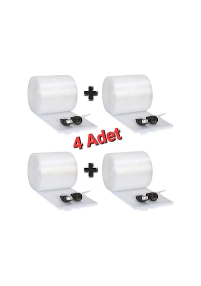 4 Adet Balonlu Naylon 20cm X 20metre Toplam 80 Metre Ambalaj Naylonu Patpat Pıt Pıt 35 Gr
