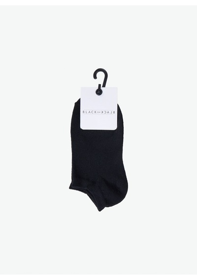 Black On Black Siyah Kadın Patik Çorap Ymr005
