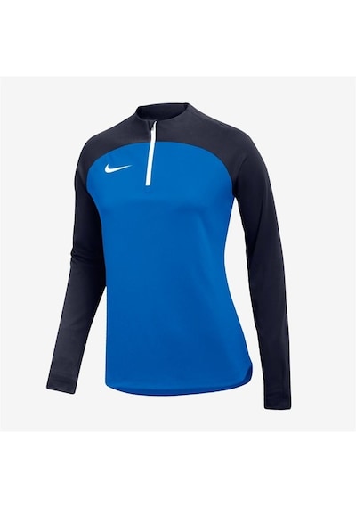 Nike W Nk Df Acdpr Dril Top K Kadın Antrenman Eşofman Üstü Mavi