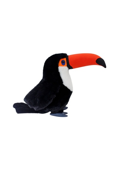 Mey İthalat Peluş Tukan Kuşu 35 Cm Çok Renkli