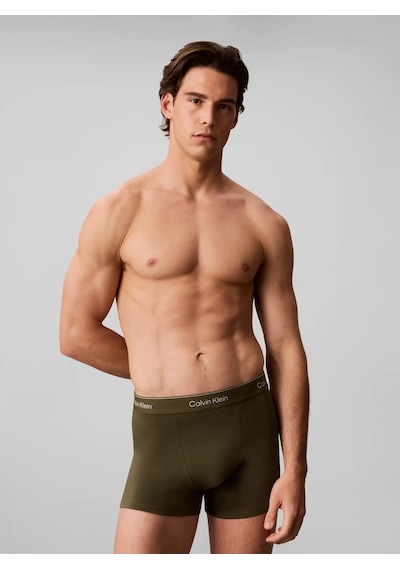 Calvin Klein Relaxed Fıt Trunk 3p, 5vv Yeşil Erkek 3'lü Boxer
