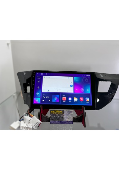 Toyota Corolla 2013-16 Navigasyon Multimedyaandroid Gerçek 6gbram
