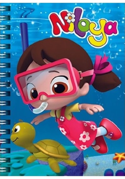 Niloya A6 80 Yaprak Metalize Spiralli Karton Kapak Defter